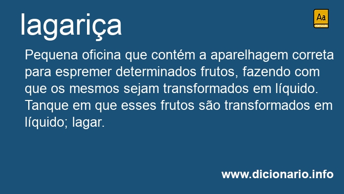 Significado de lagaria