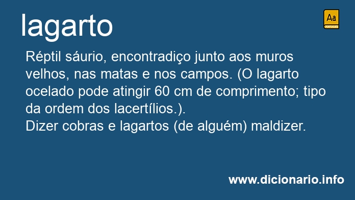 Significado de lagarto