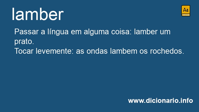 Significado de lambestes