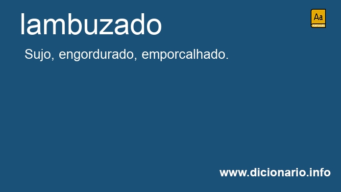 Significado de lambuzados