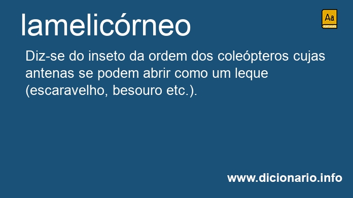 Significado de lamelicrneos