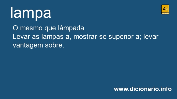 Significado de lampa