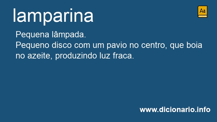 Significado de lamparina