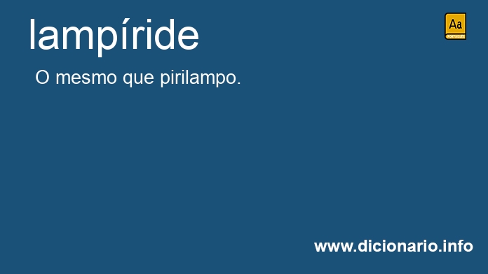 Significado de lampride