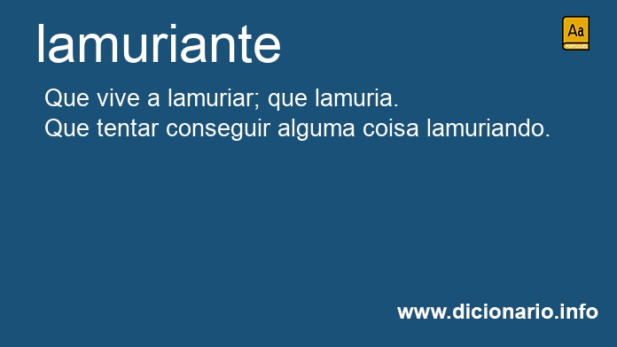 Significado de lamuriantes