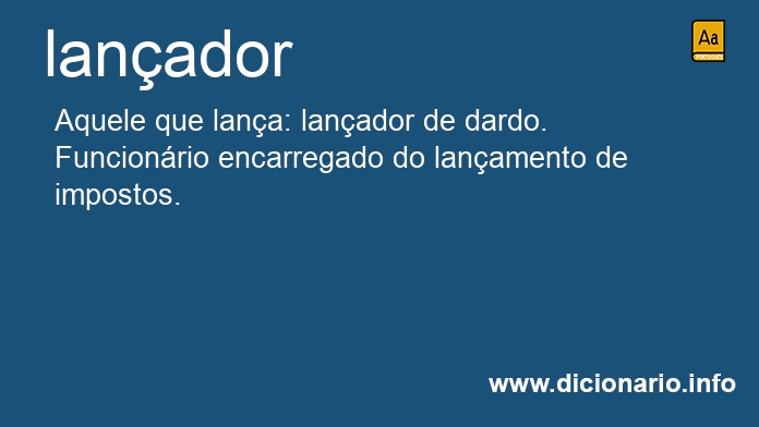 Significado de lanador