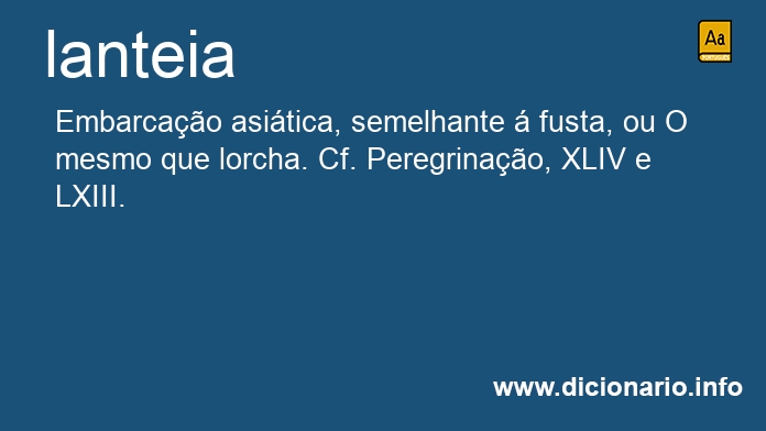Significado de lanteia