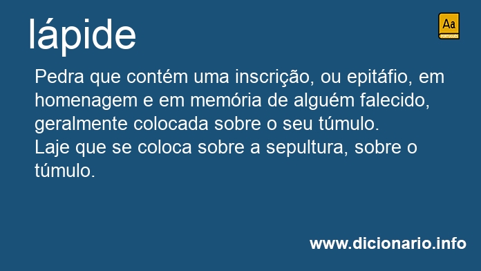 Significado de lpides