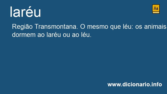 Significado de laru