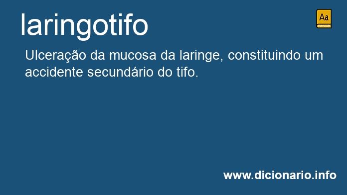 Significado de laringotifo