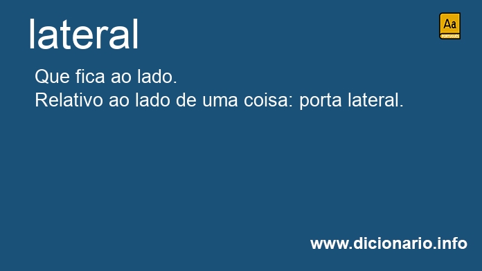 Significado de lateral