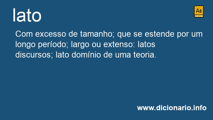 Significado de latos