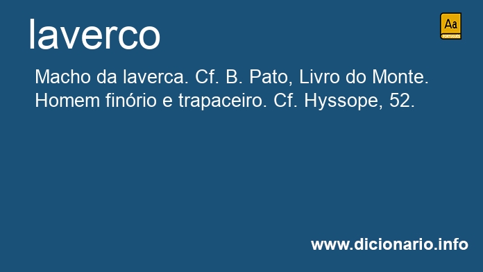 Significado de laverco