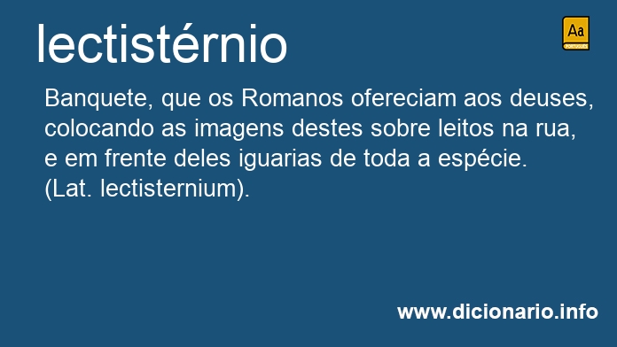 Significado de lectistrnio