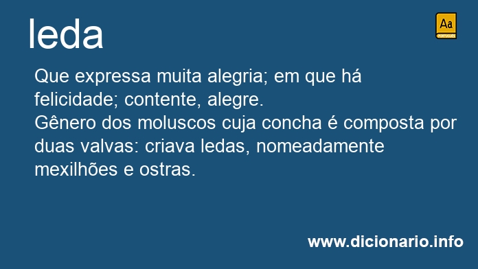 Significado de leda