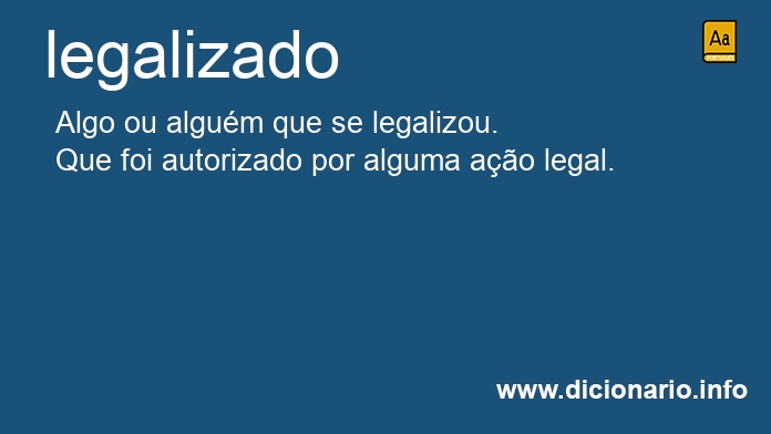 Significado de legalizada