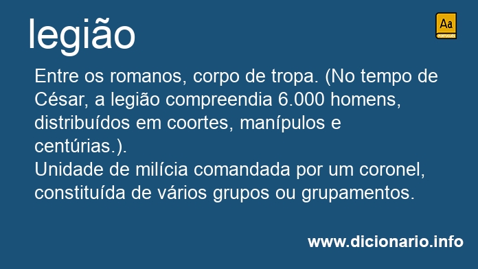 Significado de legio