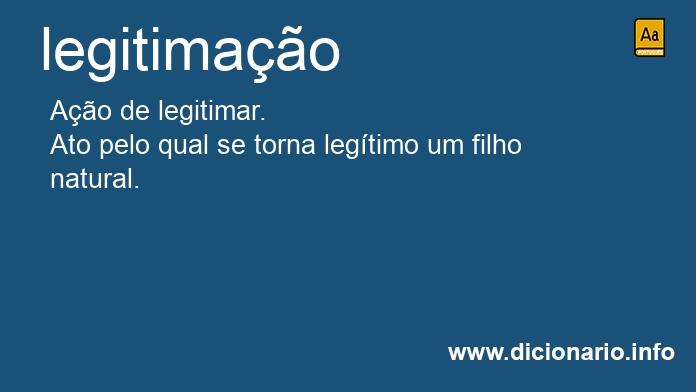 Significado de legitimaes