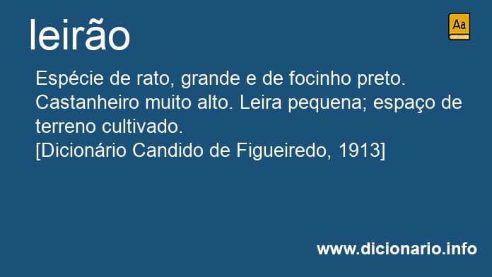 Significado de leiro