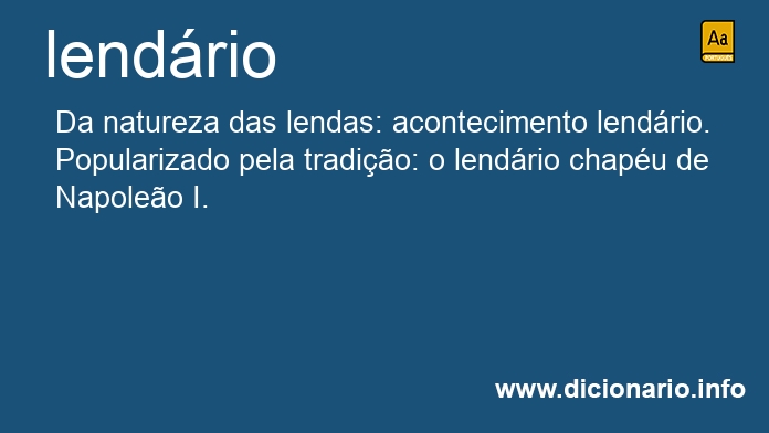 Significado de lendrios