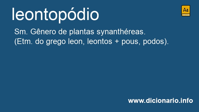 Significado de leontopdio