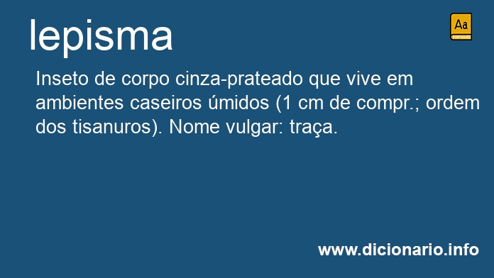 Significado de lepisma