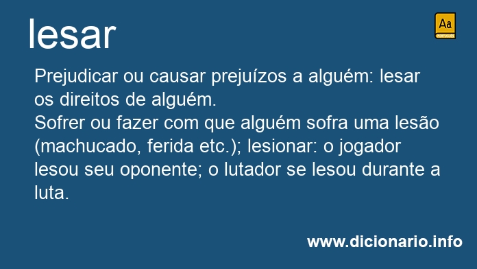 Significado de lesar