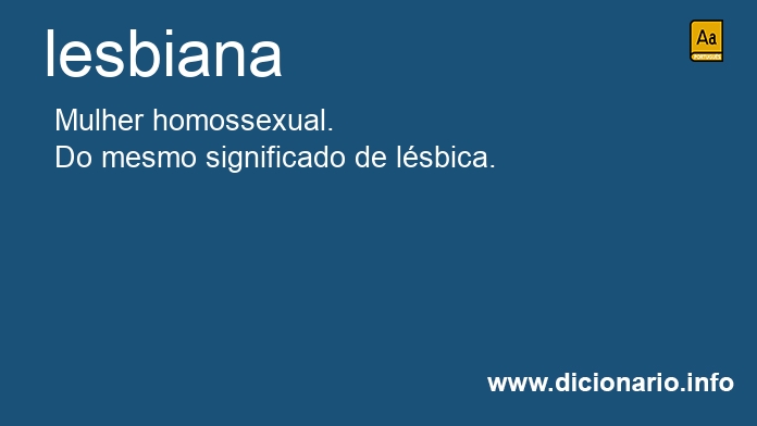 Significado de lesbiana