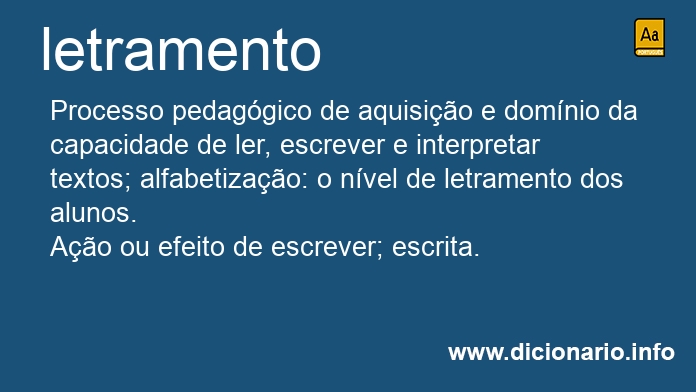 Significado de letramento