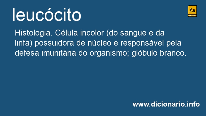 Significado de leuccitos