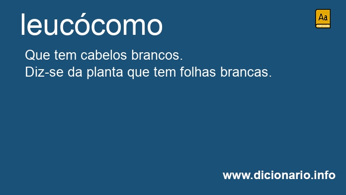 Significado de leuccomo