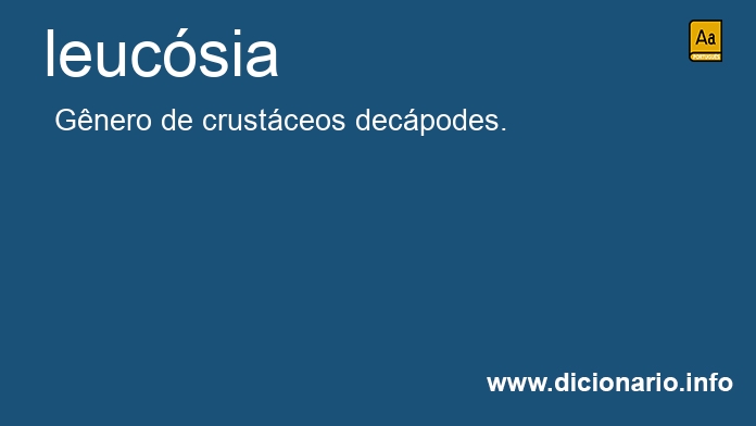 Significado de leucsia