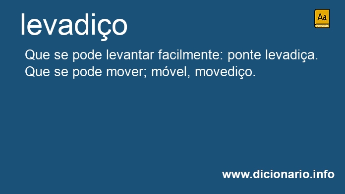 Significado de levadios