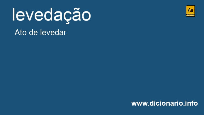 Significado de levedao