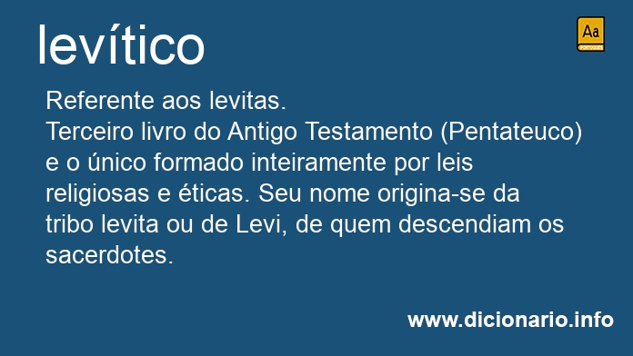 Significado de levticos