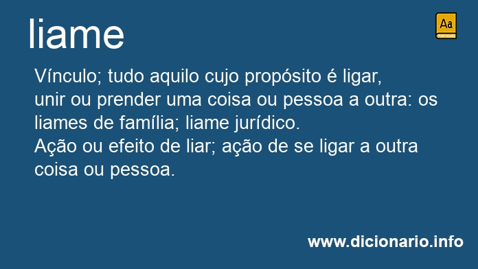 Significado de liame