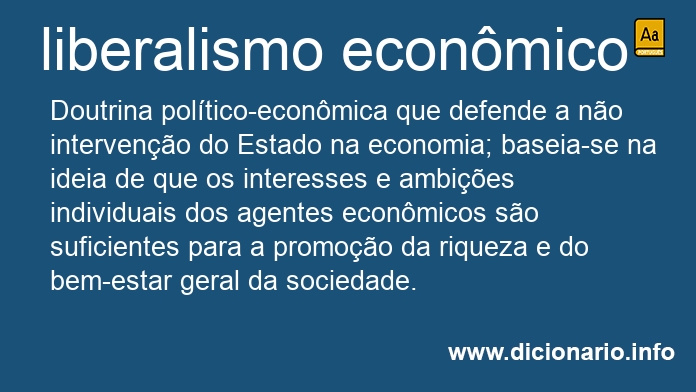 Significado de liberalismo econmico