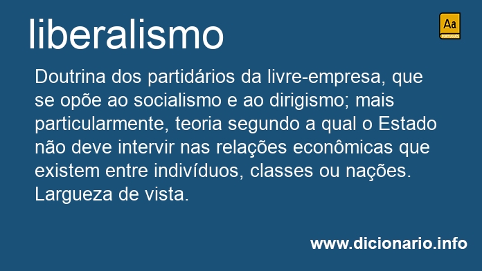 Significado de liberalismo