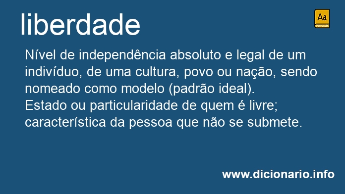 Significado de liberdades