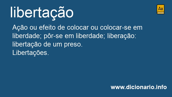 Significado de libertao