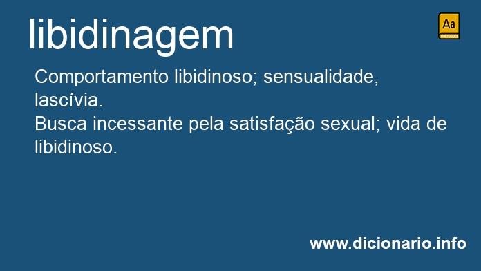 Significado de libidinagem