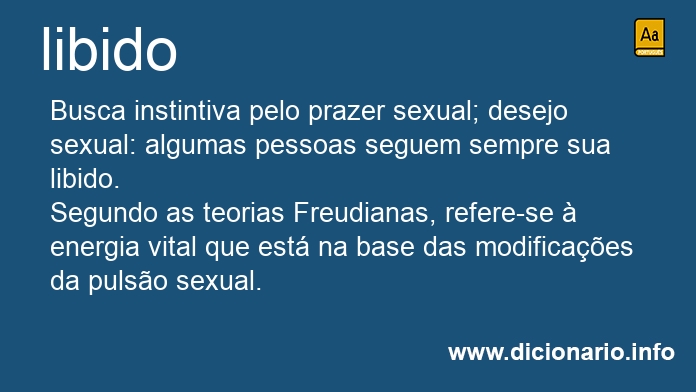 Significado de libido