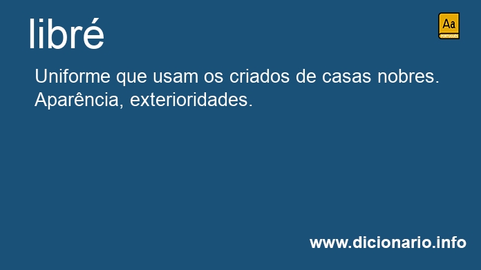 Significado de librs