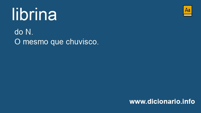 Significado de librina