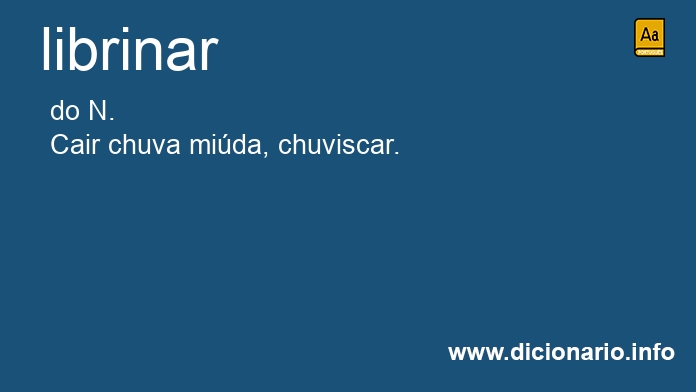 Significado de librinando