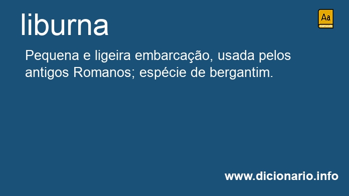 Significado de liburna