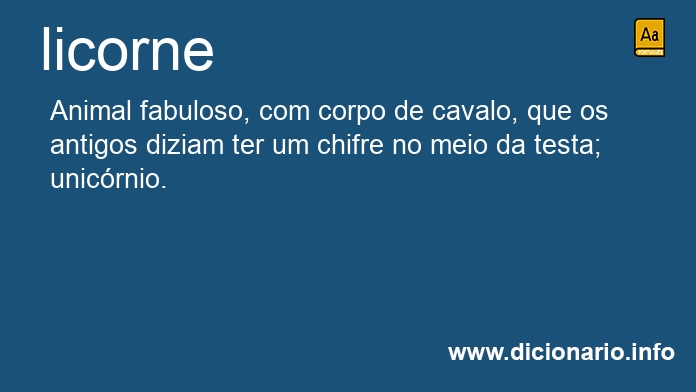 Significado de licorne