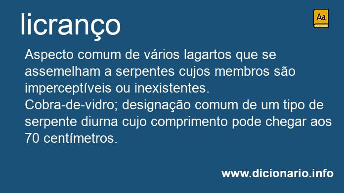 Significado de licrano