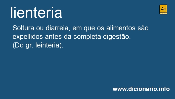 Significado de lienteria