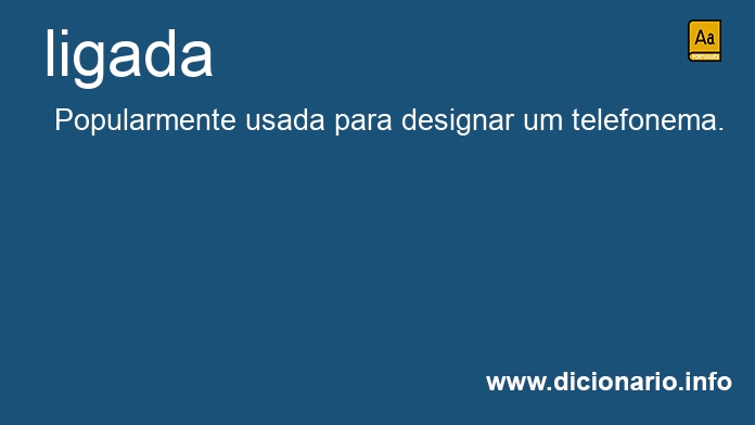 Significado de ligada